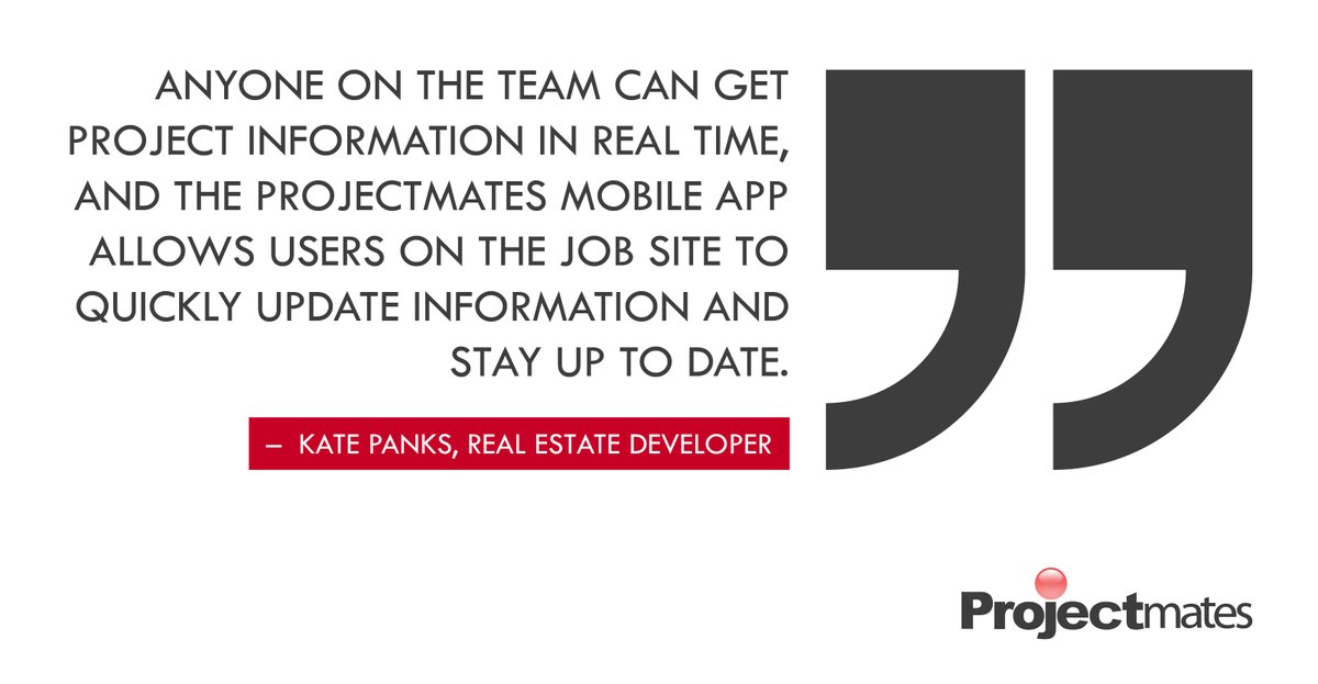 Projectmates's tweet image. #constructionsoftwaresolution #mobileconstructionmanagement #projectmates