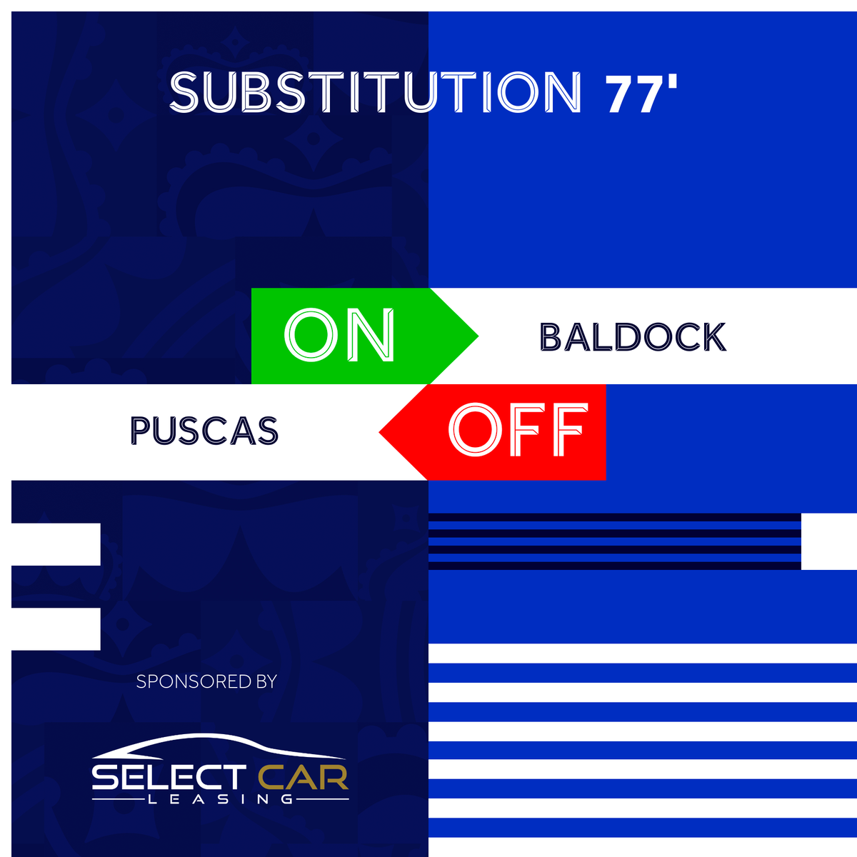 ReadingFC's tweet photo. 77' π A change up top as Baldock comes on for Puscas.
#REAvMID | 1-1 https://t.co/WYwV7ryYAn