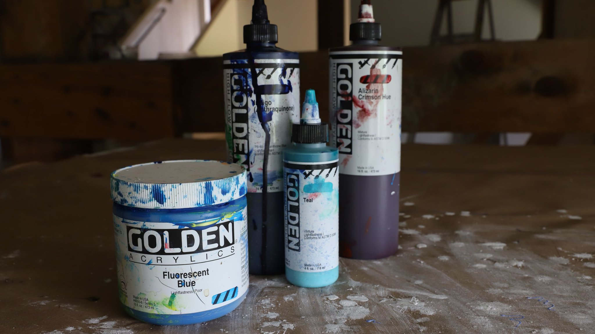 Golden Fluid Acrylics #goldenpaints