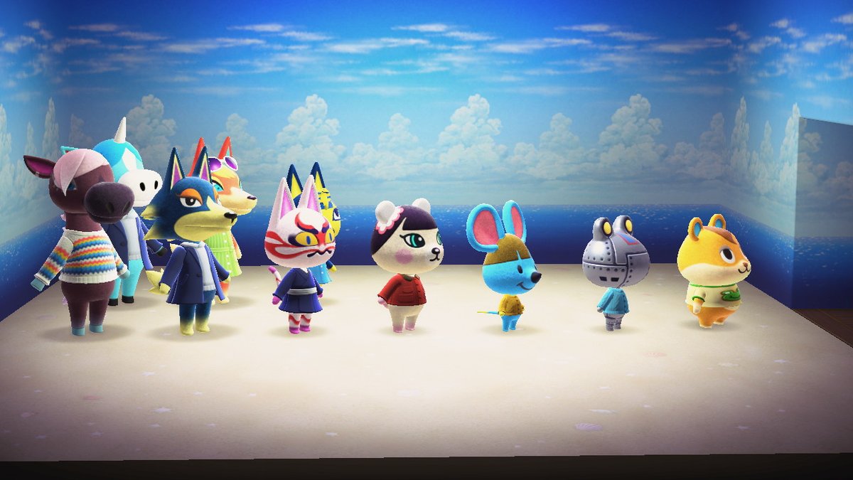 sasasasarle's tweet photo. 背の順 #どうぶつの森 #AnimalCrossing #ACNH #NintendoSwitch https://t.co/31x8BEUTI0