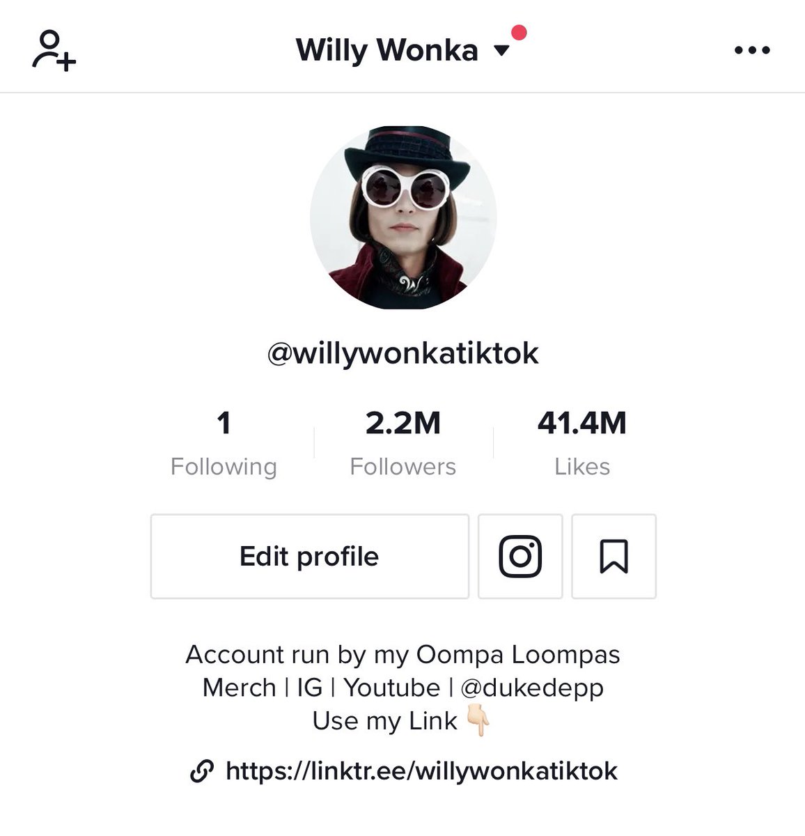 Willy wonka tiktok onlyfans