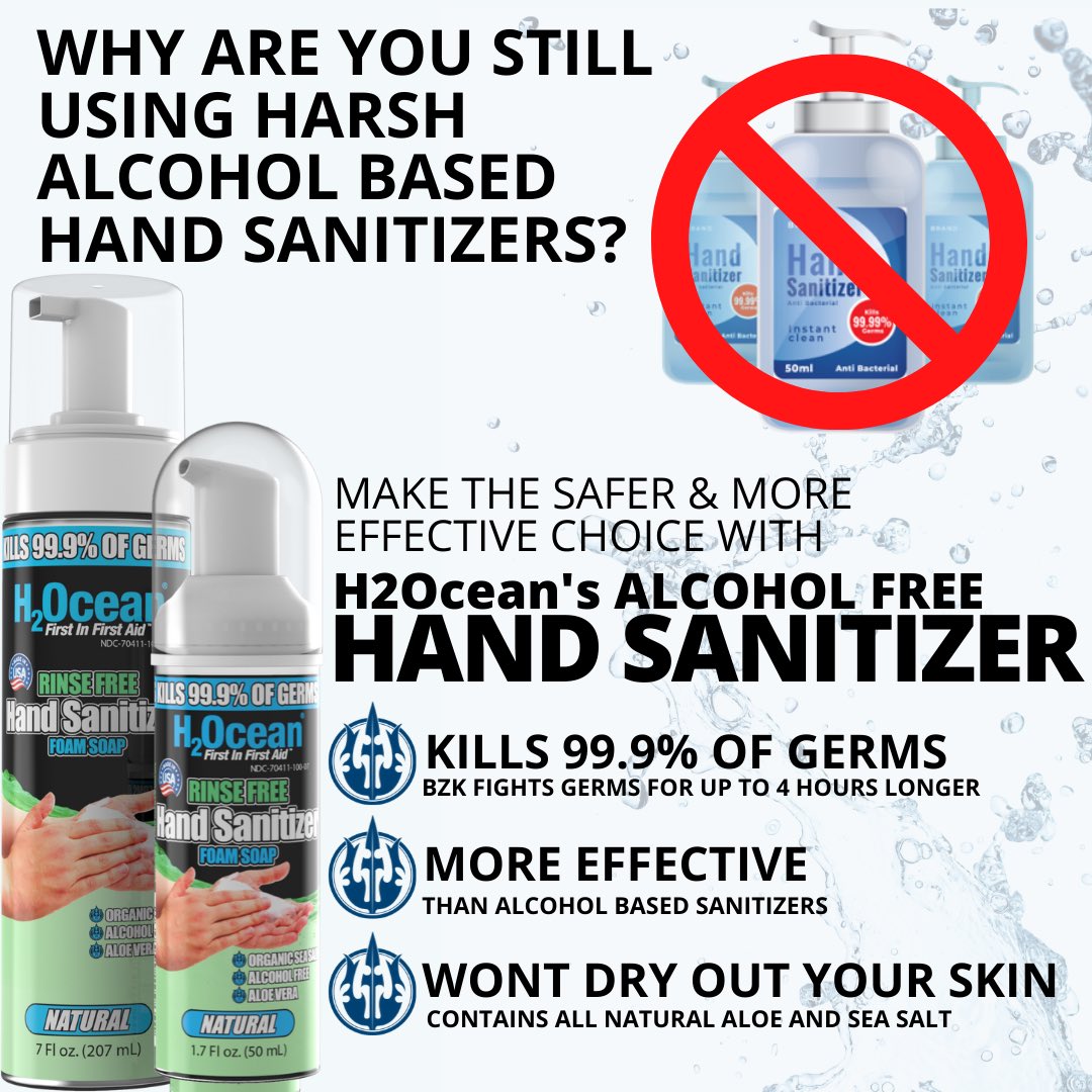 H2Ocean's tweet photo. https://t.co/ioAHEMgSDh

#COVID19 #handsanitizer #CoronavirusUSA https://t.co/l1ZJh5L40b