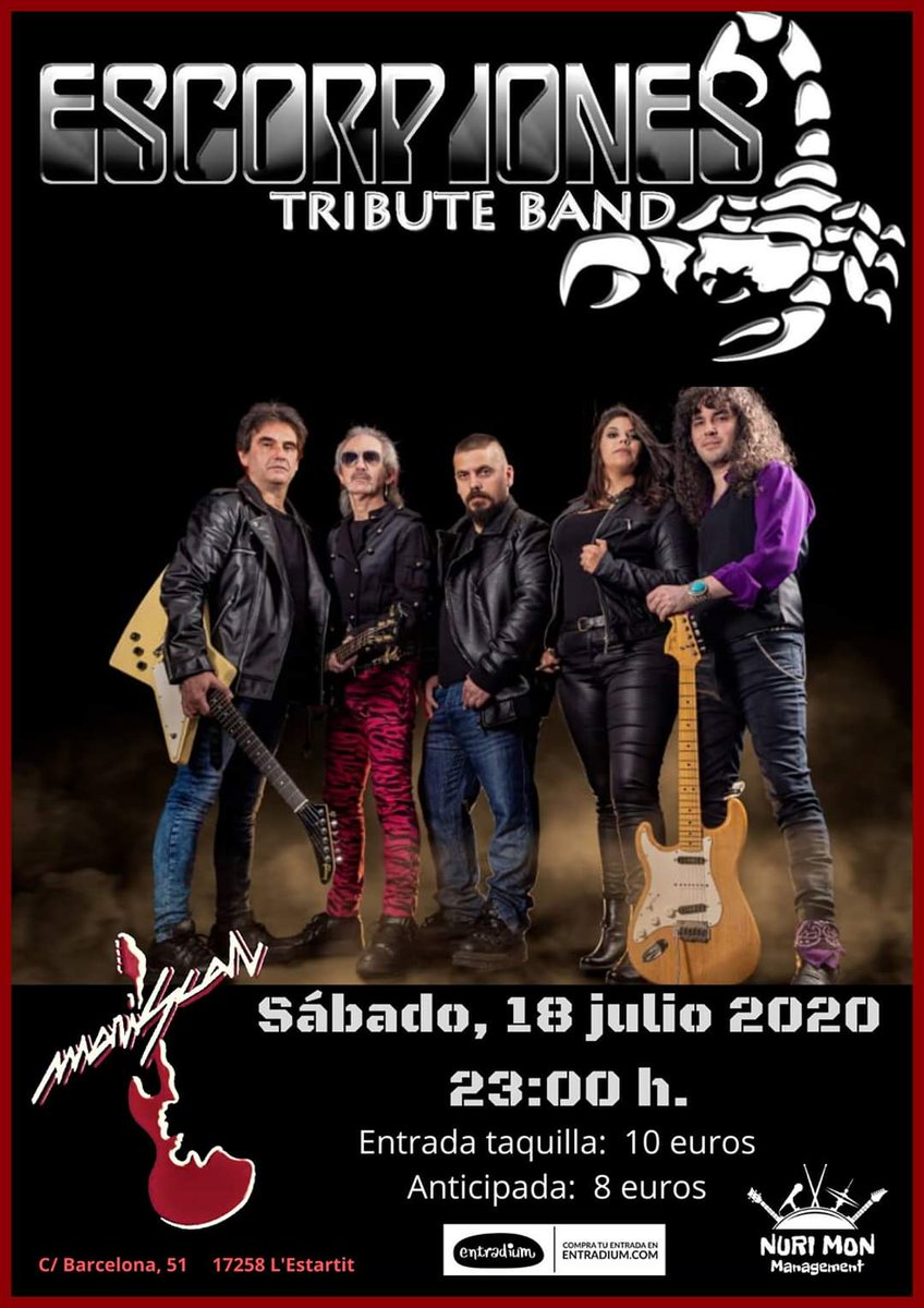 entradium.com/events/escorpi…
<a href="/SalaMariscal/">Mariscal</a> #scorpions