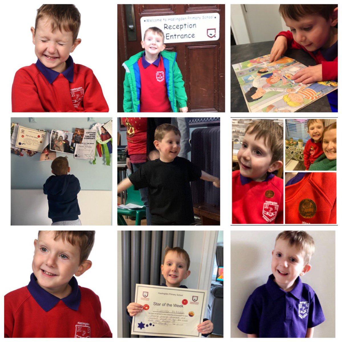 nat_m06's tweet photo. PROUD...... โค๏ธ
of Fletch Mc, of the school @haslingdenpri , of the amazing EYFS team and of that smile that just never ever fades.
#endofyearreport #proudparents #TeamHPS #ourFMc https://t.co/ErmmevaqUS