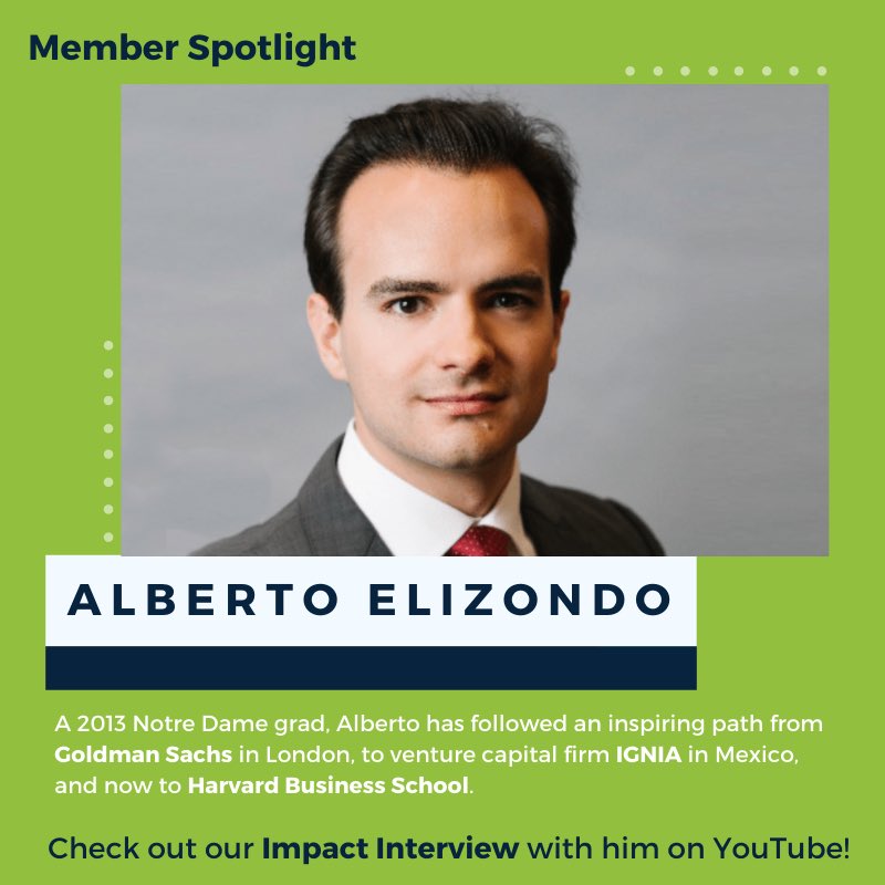 OurIBC's tweet photo. This week, we’re excited to spotlight another IBC member, Alberto Elizondo!
We were privileged to interview Beto awhile back and gained incredible insight into his journey, his thoughts on driving impact, and his advice to current students.
Check it out! https://t.co/LQ9ZAVOmqJ https://t.co/QJtHe2BfCl