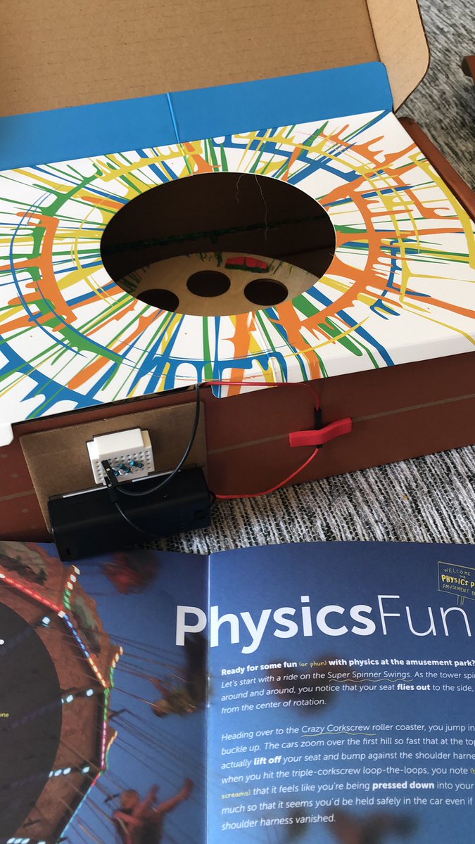 carnelosclass's tweet photo. Our first Tinker crate just arrived from @kiwico_inc and they are loving it!  The Spin Art Machine was a huge success!  #tinker #offtech https://t.co/qGE18SFG3p
