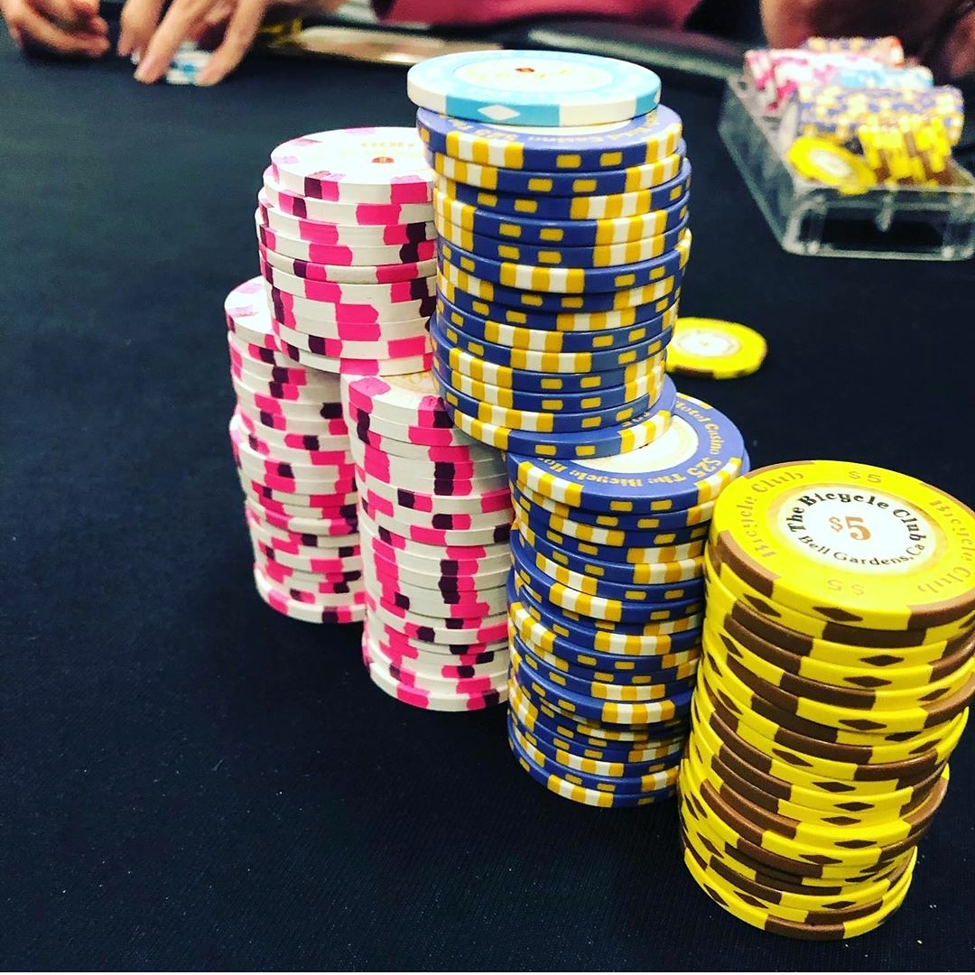 BicycleCasino's tweet photo. Missing that #pokergrind #tuesdaytruth #bicyclecasino #chipstacks #pokerlife https://t.co/PAyMkLmx39
