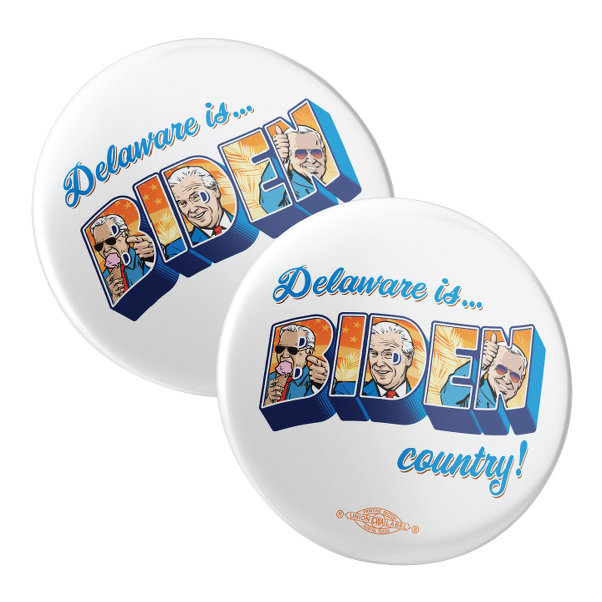 I like this one from the  @Deldems as well. https://store.deldems.org/biden-country-2-25-pin-back-button-pack-of-two/