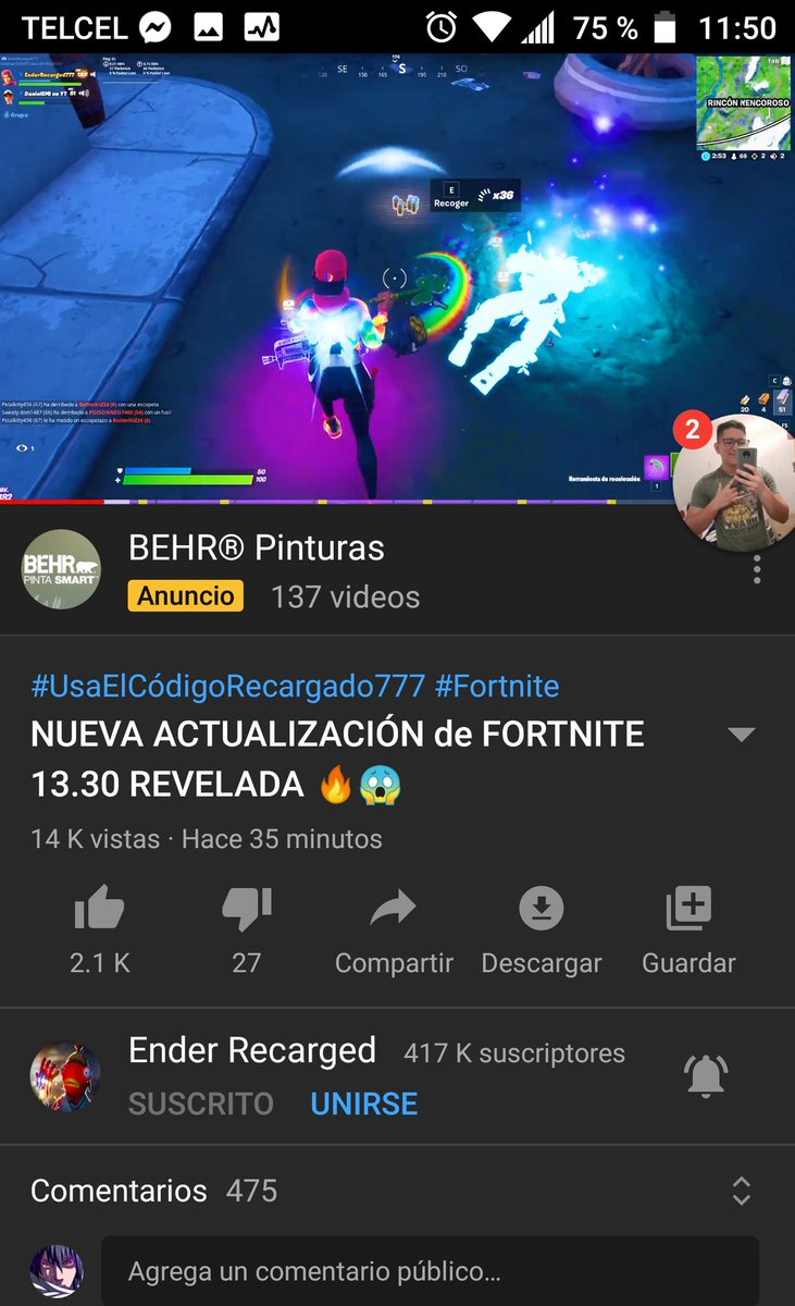 UrielZCGO's tweet photo. @EnderHeaven Gracias por tus informaciones y teorías xd
Id de fortnite: iUrielx https://t.co/gXwN8IKQCi