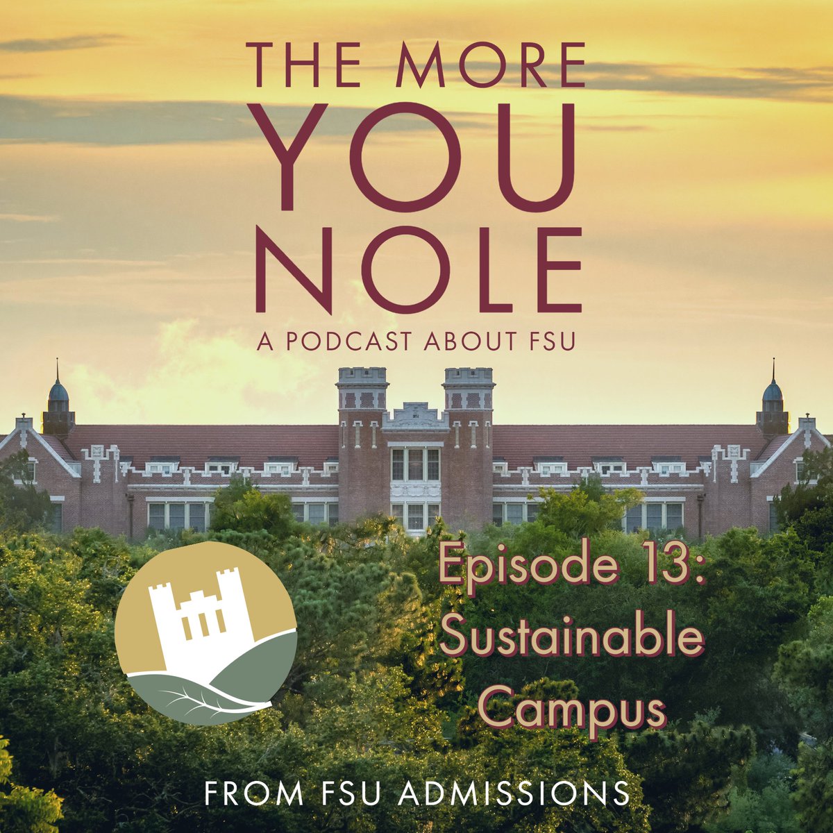 FSUAdmissions's tweet photo. The latest episode of #TheMoreYouNole podcast is here! This week we talk with @FSUsustainable about all things sustainability. It's a jam-packed episode and our longest yet! Download &amp; subscribe at https://t.co/Ij7rxN0Hxi #FSU24 #NowANole #FSU25 #FutureNoles #FSUSustainable https://t.co/O2oj9Gi1Vh