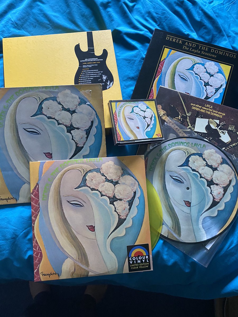 paulwatts003's tweet photo. Can you tell what my favourite album of all time is?? Now in transparent Yellow!
In case you don’t know it’s Derek and the Dominos • Layla (and other assorted love songs).
🤔 I’m sure I have it on DVD audio somewhere too!?!
#layla
#derekiseric
#derekandthedominos https://t.co/ZSomITBH1S