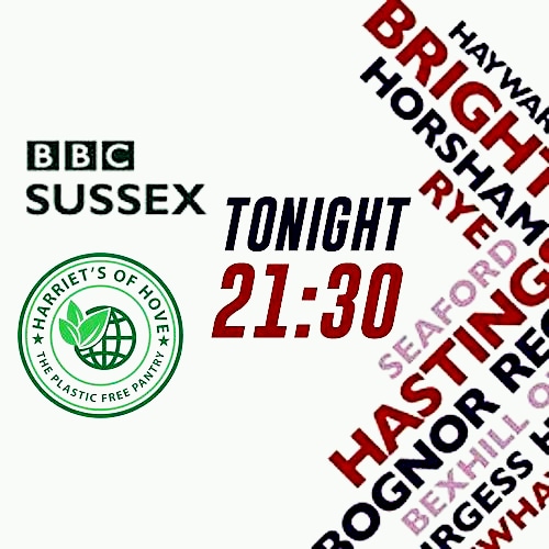 Harriet's of Hove (@harrietsofhove) on Twitter photo Tune in this evening & catch me chatting to <a href="/BBCSussex/">BBC Sussex</a> radio about #PlasticFreeJuly, shop/business & some other stuff too. I'll be with the amazing Kathy Caton (yep the Bton Gin legend) so the show is bound to be a corker 🤩TWEET:<a href="/bbcsussex/">BBC Sussex</a> with a message for shout out.
Tune in this evening & catch me chatting to <a href="/BBCSussex/">BBC Sussex</a> radio about #PlasticFreeJuly, shop/business & some other stuff too. I'll be with the amazing Kathy Caton (yep the Bton Gin legend) so the show is bound to be a corker 🤩TWEET:<a href="/bbcsussex/">BBC Sussex</a> with a message for shout out.
