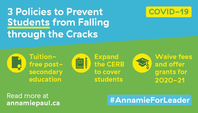 Annamie Paul On Twitter Students You Ve Been Hoodwinked Bamboozled Duped Fooled Cesb 750 Month Less Than Cerb But Liberals Promised 5000 For Volunteering Turns Out Volunteering Below Minimum Wage Work 50hrs Week
