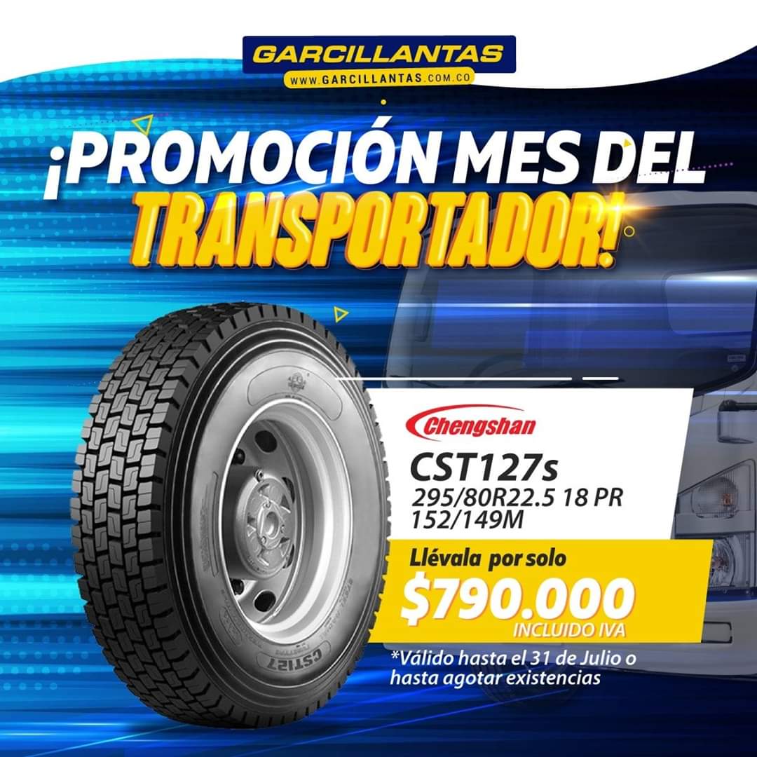 garcillantas's tweet photo. Llanta #Chengshan CST 127s Llévala por solo $790.000 Incluido IVA en el mes del #transportador. 🏃‍♂️🏃‍♀️ https://t.co/Y6H21xAUQb