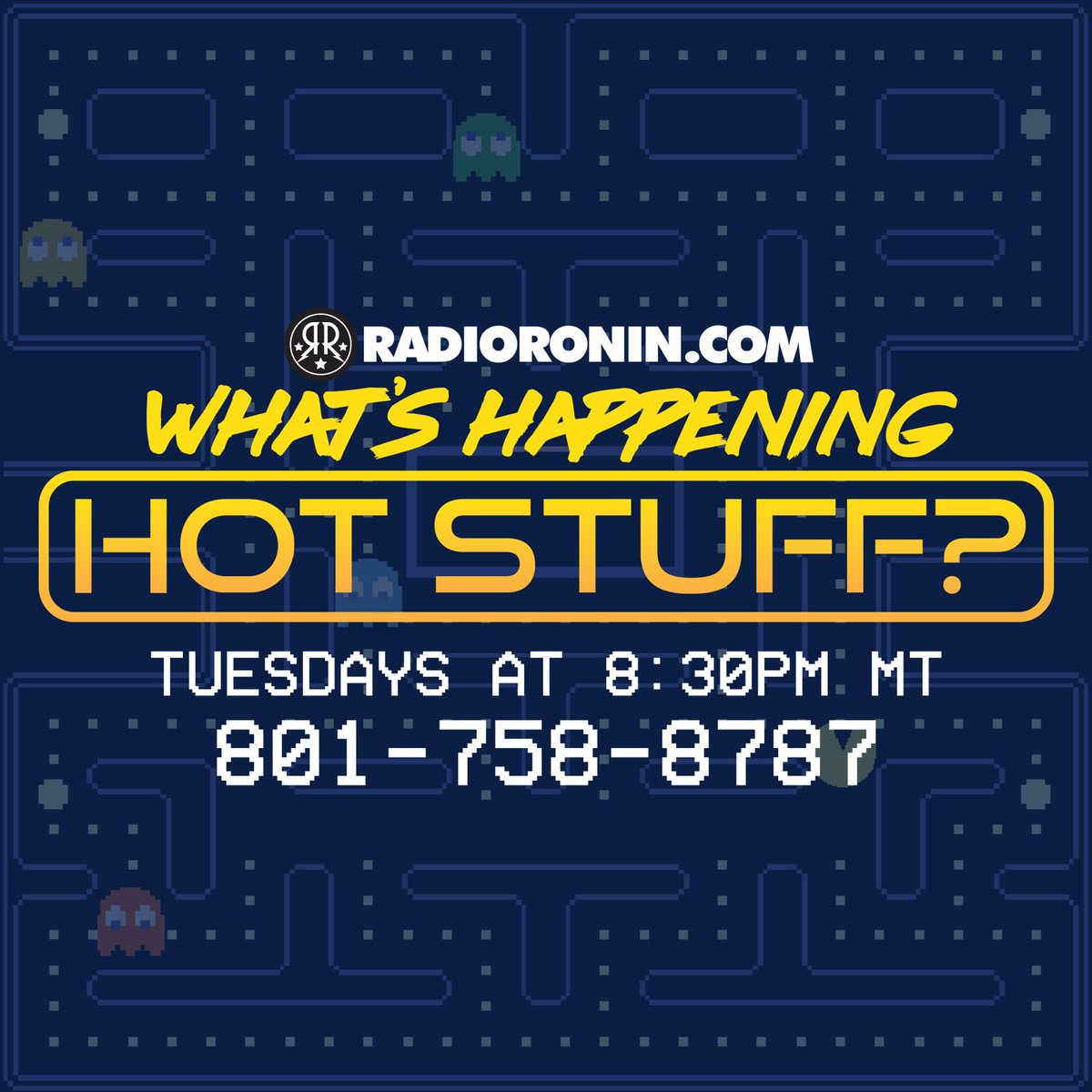 RadioRoninShow's tweet photo. WHAT’S HAPPENING HOT STUFF IS HAPPENING TONIGHT!!! What’s on your mind? Want to call in and say hi?maybe you want to talk about Star Wars rumors? Whatever it is — call!

Chunga, Chandler, Josh and Spencer are taking YOUR calls tonight at 8:30pm MT at 801-758-8787! https://t.co/X3CIIyAGt8