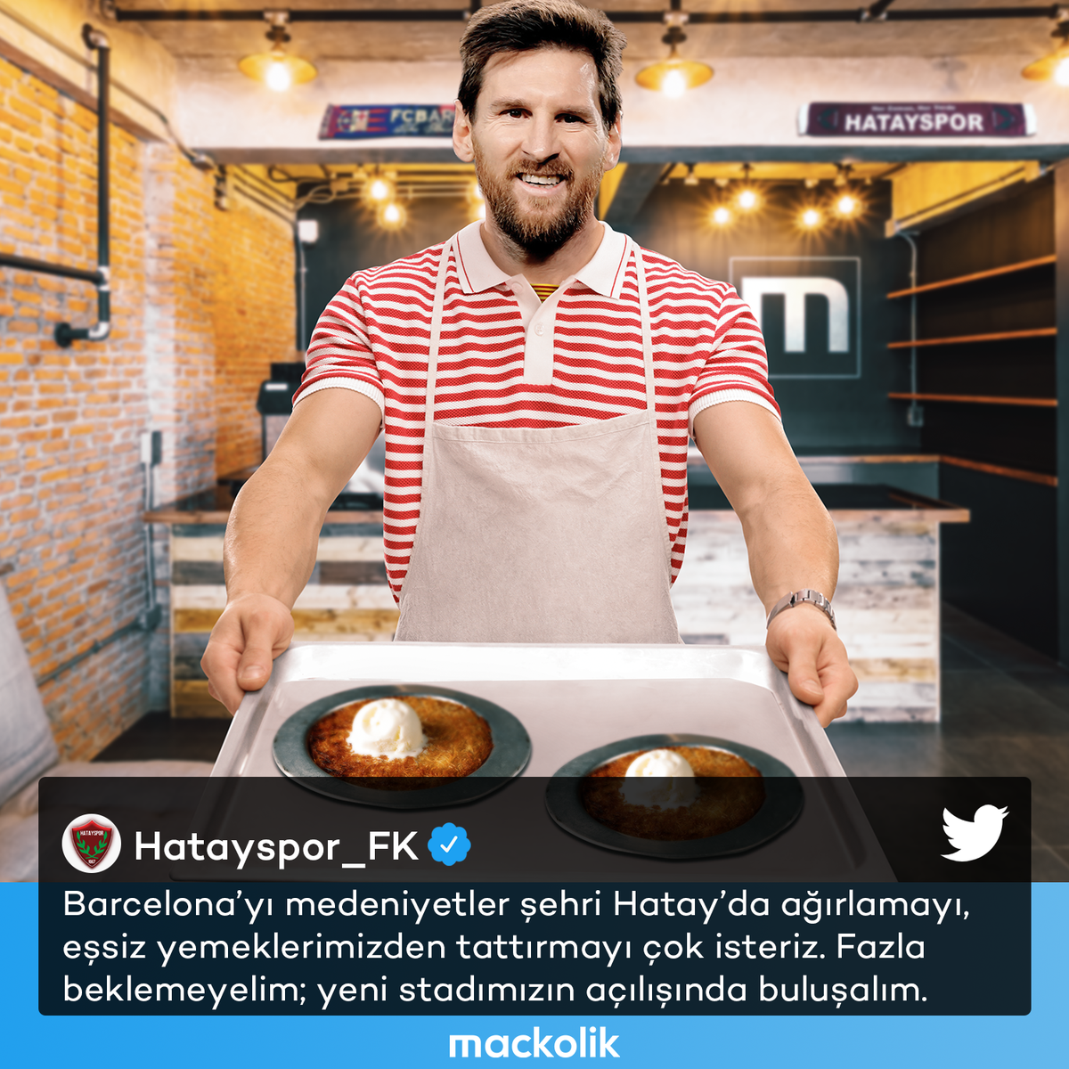 Hatayspor'dan Barcelona'ya davet 🤩