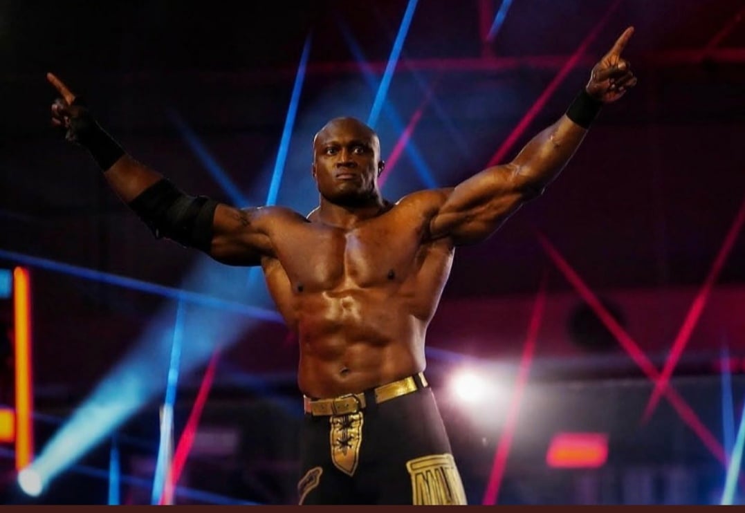 Jam76568805's tweet photo. Vittoria netta da parte di @fightbobby contro @KingRicochet 
#mondaynightraw #wwe #wrestling #mvp #jam https://t.co/On5mXxe4mf