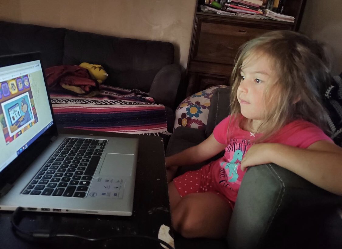 Central_AISD's tweet image. Molly’s parents shared this lovely photo of her! We are so proud.    Officially a student at Central this year for kindergarten! Molly is working on her reading by using the Waterford upstart program!
#CelebratingCentral
#ReadyforKinder
#forthefuture