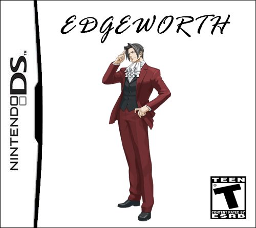 🗯 EUREKA!  🗯
We are delighted to announce that Miles Edgeworth is now on the Nintendo DS.