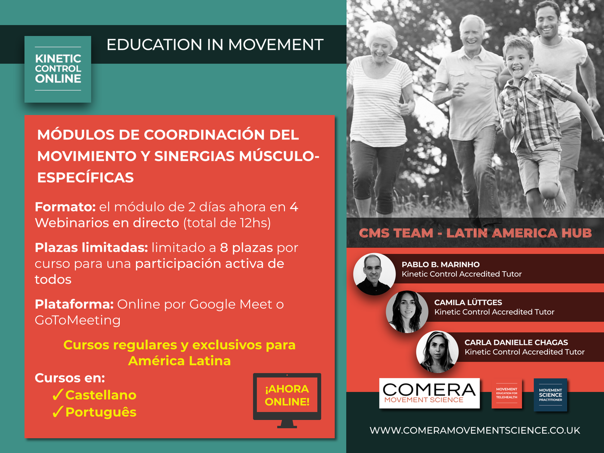marinhopablo's tweet photo. Al público latinoamericano estamos ahora online con los populares cursos de @KineticControl Yo, Camila Lüttges y @CarlaDanielleC3 #kineticcontrol #educationinmovement #movementhealth https://t.co/fKuWPNRGH2