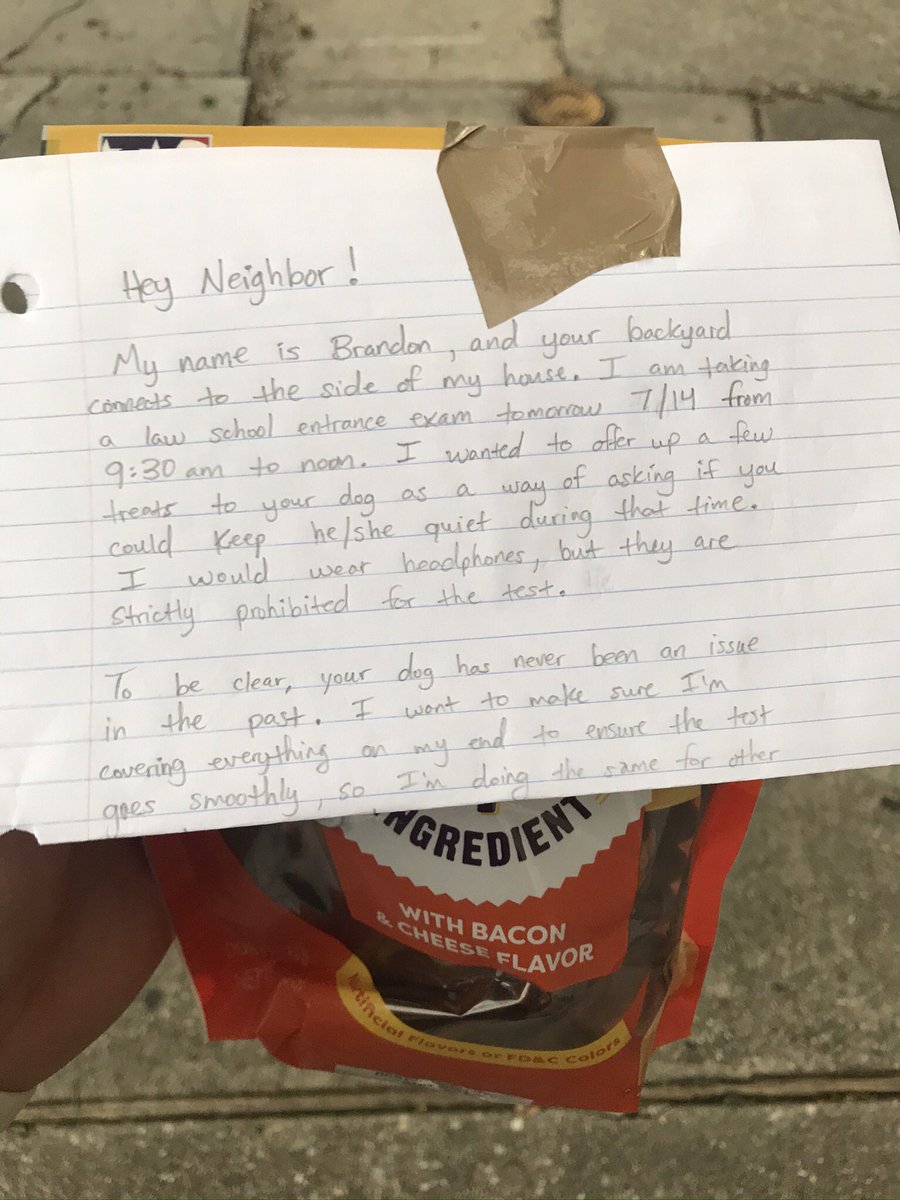Brundon_Davey's tweet photo. This is how you make friends with dog neighbors when you need peace and quiet 🤫 #dogsofcovid https://t.co/5PQlQtFIuN