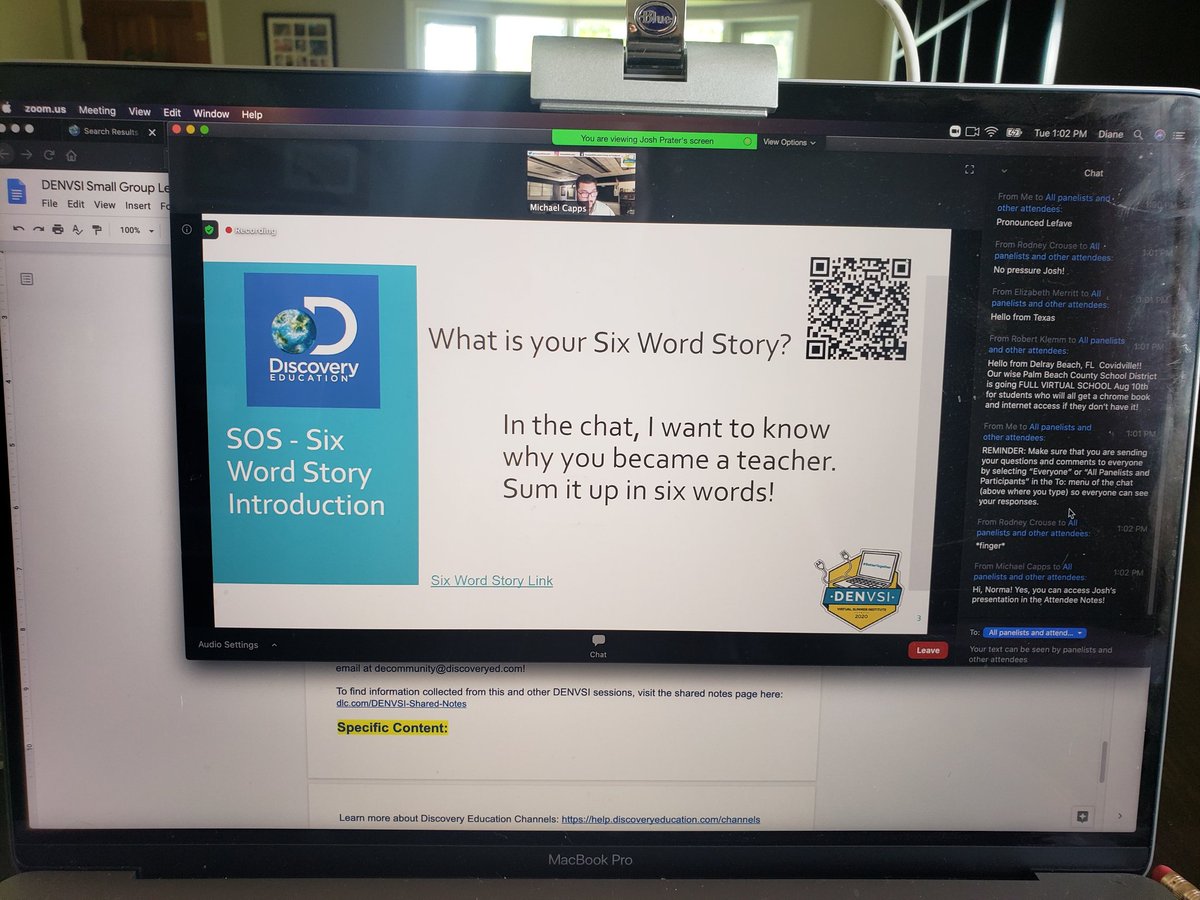DMLO_o's tweet photo. Increasing Student Engagement Through Differentiation and FUN with @ForwardEDucator @DiscoveryEd #DENSI2020 Join in the learning #ecsdfaithinspires https://t.co/HEMfNt4mVM https://t.co/30GwmMgjEy