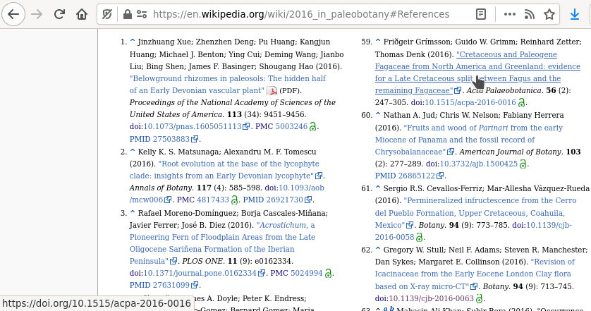 disseminOA's tweet photo. Since this weekend, open access DOIs are automatically promoted to link the citation titles in the English #Wikipedia. https://t.co/Gt9HcMzyQl