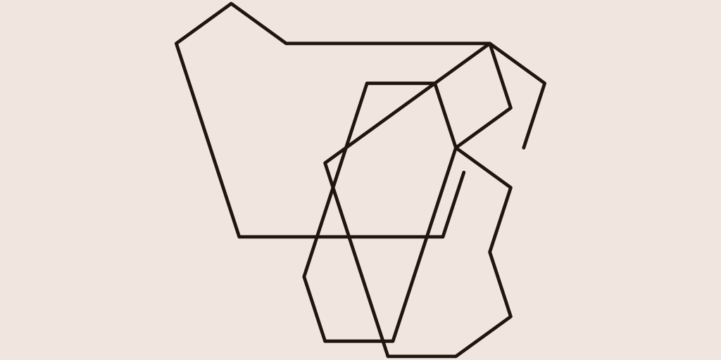 LSystemBot's tweet photo. {"start":"F","rules":{"F":"L-F+","L":"-FU","U":"-FF"},"a":36,"iter":6} https://t.co/lxNrWOxKV9