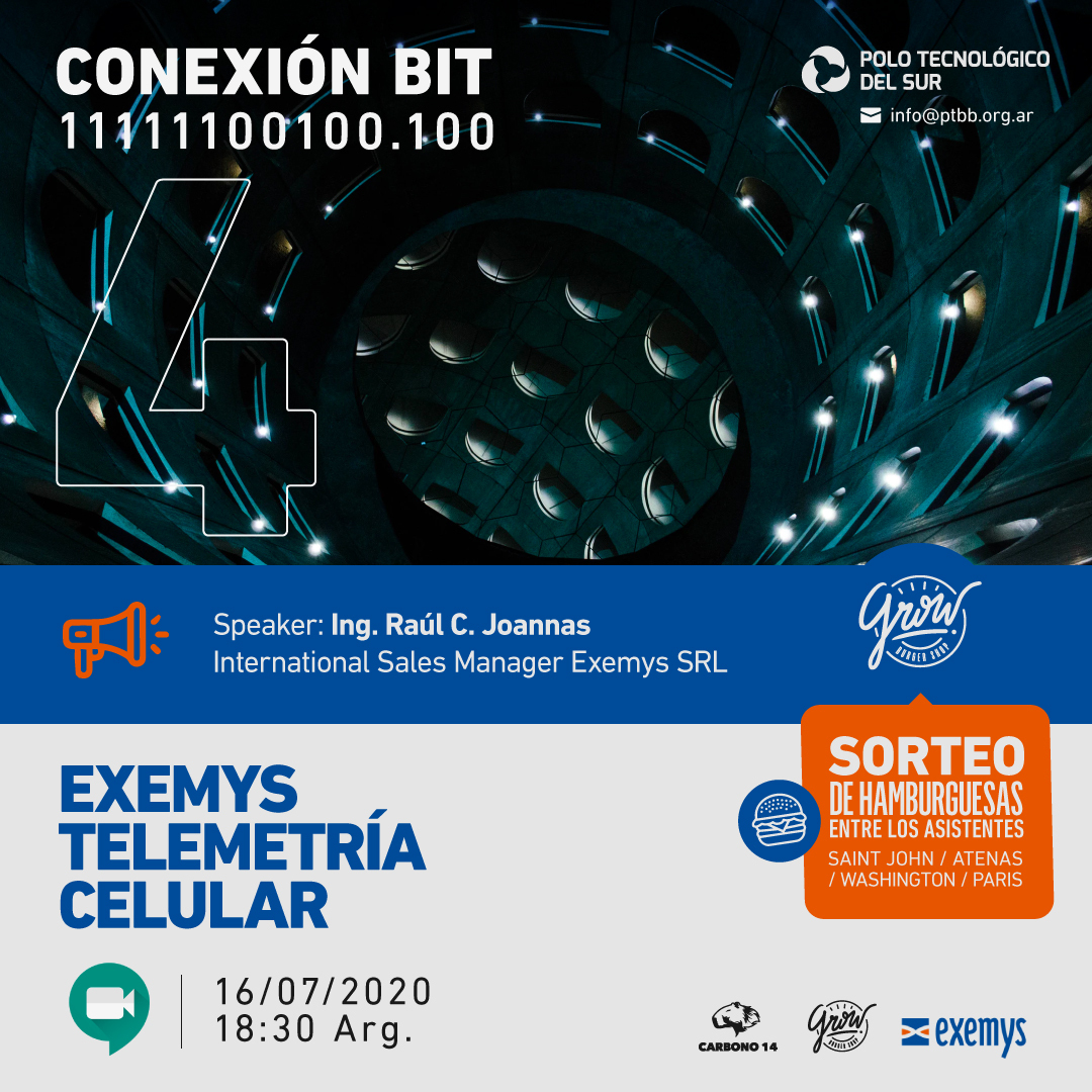 martinlarrea's tweet photo. Nuevo ConexiónBit del @PoloTecnologico  para este jueves 16 a las 18:30hs acá https://t.co/AtvVDhhtN8
Cc @cecom_uns @RamaIEEEUNS https://t.co/bl7A4DFY11