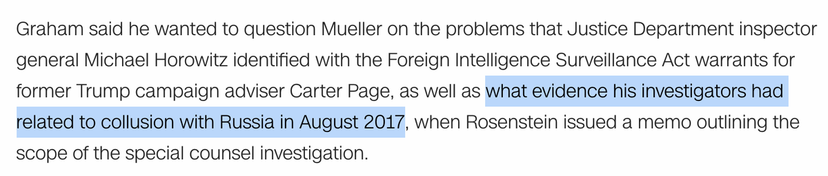 Mueller MIGHT also explain that by August 2017, his office had further evidence that Mike Flynn lied about his calls with Sergei Kislyak--and others did too.