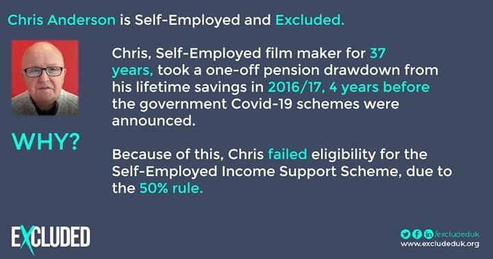 ExcludedUK's tweet photo. Chris wants to see Rishi Sunak answer questions tomorrow and urgently address the exclusions facing the 3 million #excludedUK, not evade the issue as he's done repeatedly with the same stock responses. @MelJStride https://t.co/oLujGuIpE7