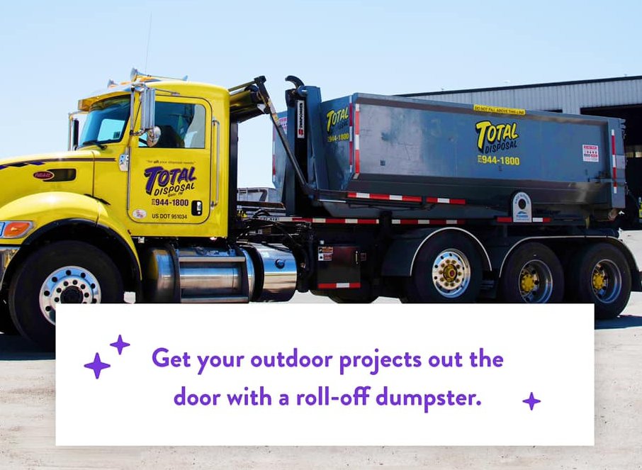 Need help on a summer project? Our roll-off dumpsters are up for the challenge! Just give us a call at (219) 944-1800 or order online at TotalDisposal.com to get things rolling!