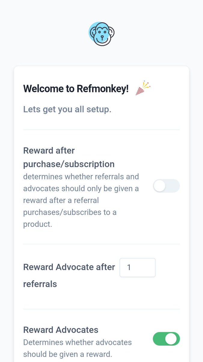 Presenting a new and improved onboarding flow for newly created accounts.