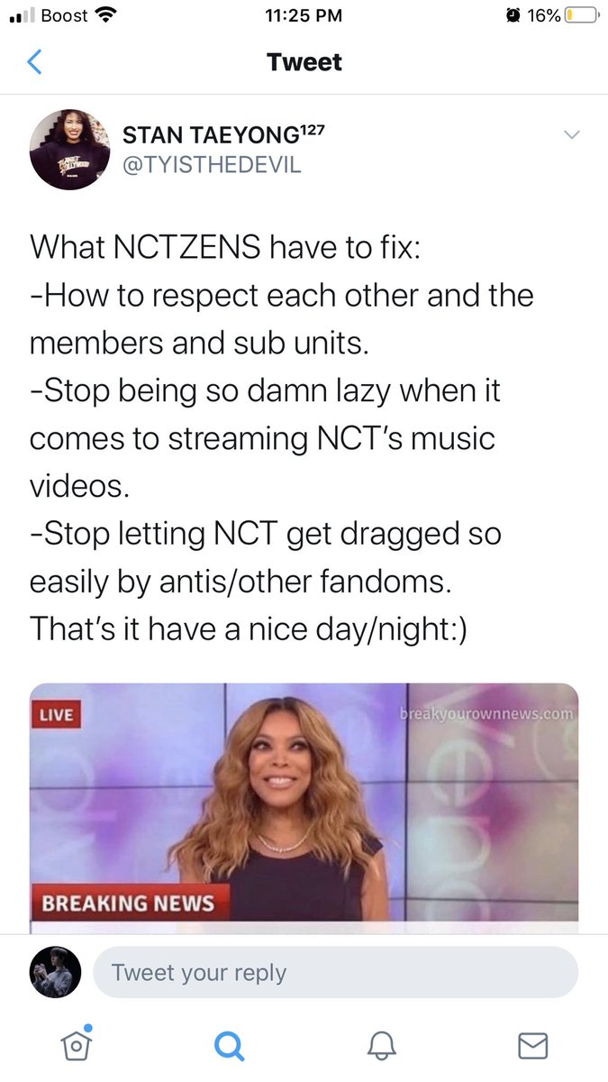 6. DIVIDED FANDOM NCT as a whole could be gaining the same views as their sunbaenims but the different fandoms are holding them back from doing so. Some nctzens are tired of the laziness and disrespect from others and feeling as if they are letting their idols down. i