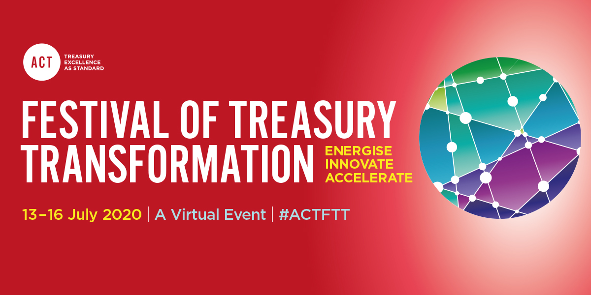 ICASaccounting's tweet photo. The @actupdate Festival of Treasury Transformation is now live, and runs until 16 July.
This event focuses on developments in treasury tech and transformation in people & working attitudes taking place in treasury depts.
Book your place: https://t.co/ECbIdt5gBg
#ACTFTT https://t.co/hJ9Rehb8Gf