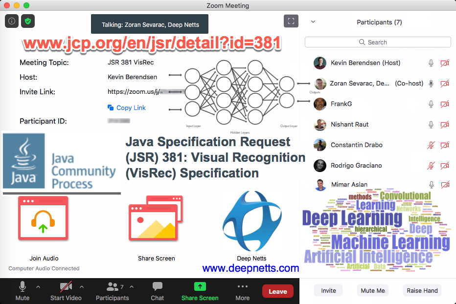 mimaraslan's tweet photo. Weekly #JSR381 meeting summary report,
https://t.co/GN6uRGBgsk
1- We updated the Java Visual Recognition (#VisRec) Specification.
2- We talked about the importance of #MachineLearning in #Java.
#ArtificialIntelligence #AI #DeepLearning #DL #ML https://t.co/kjAQ0766LZ