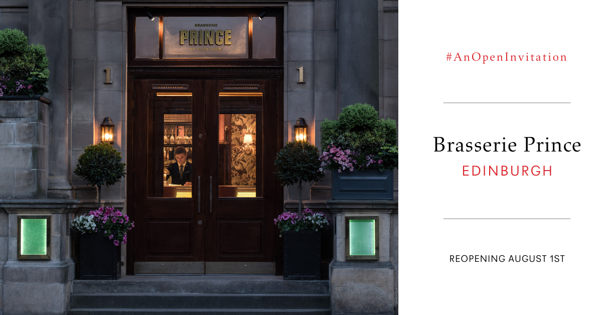 BrasseriePrince's tweet photo. #AnOpenInvitation
Classic French cuisine married with sublime Scottish produce: Brasserie Prince will be ready to welcome you from August 1st!
Visit the link below to book your table:
https://t.co/RWFSlNqfe6 https://t.co/0d8gTTtjY2