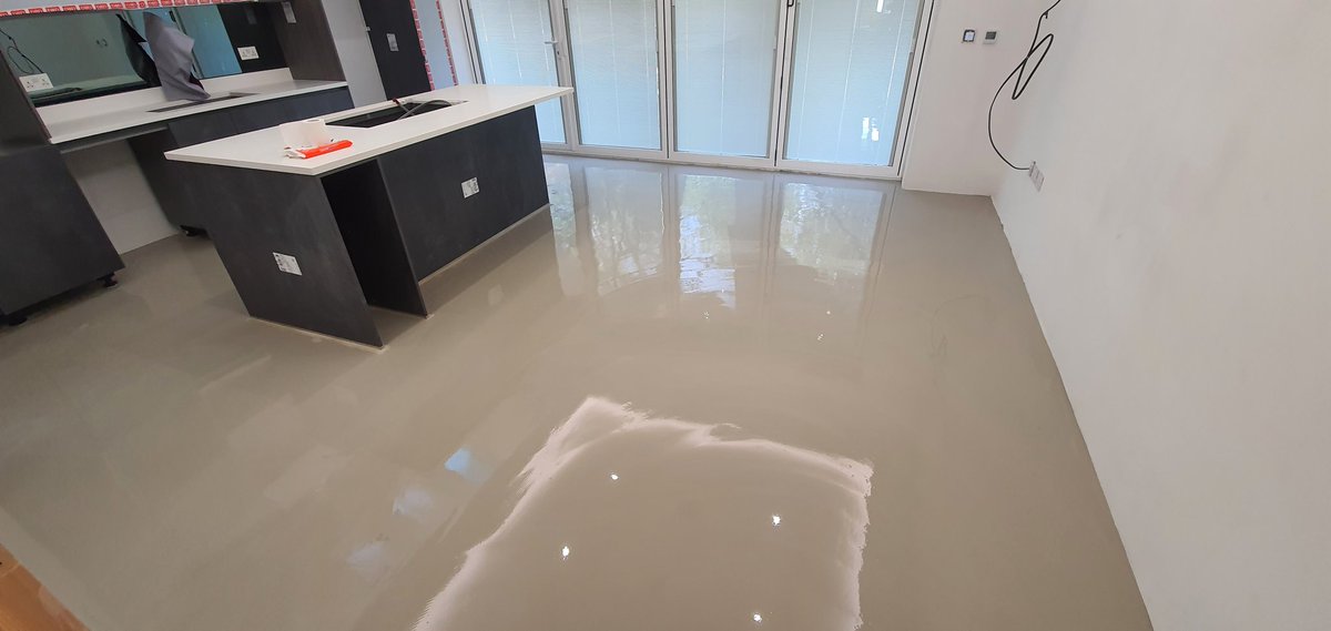 45m2 of latex using <a href="/ARDEXUKFlooring/">ARDEX UK - Flooring</a> CL #EPOXYRESIN