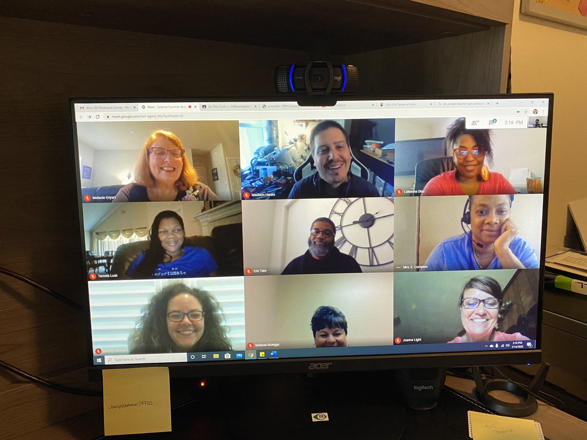 Hinojosa90's tweet image. It was an absolute joy to see these amazing science teachers today and collaborate for this upcoming school year! @RodeoPalms @AlvinISD #RazorbackPride #RPJHRocks #Science #SummerAcademy