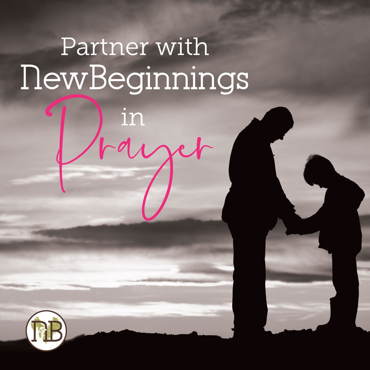 NewBeginAdopt's tweet photo. One of the ways, perhaps the greatest way you can partner with New Beginnings, is in prayer. Pray that God guides our staff as they provide life-changing resources to our birthmothers and adoptive families. #partnerwithus #newbeginnings #adoption https://t.co/qyHBfHugjR