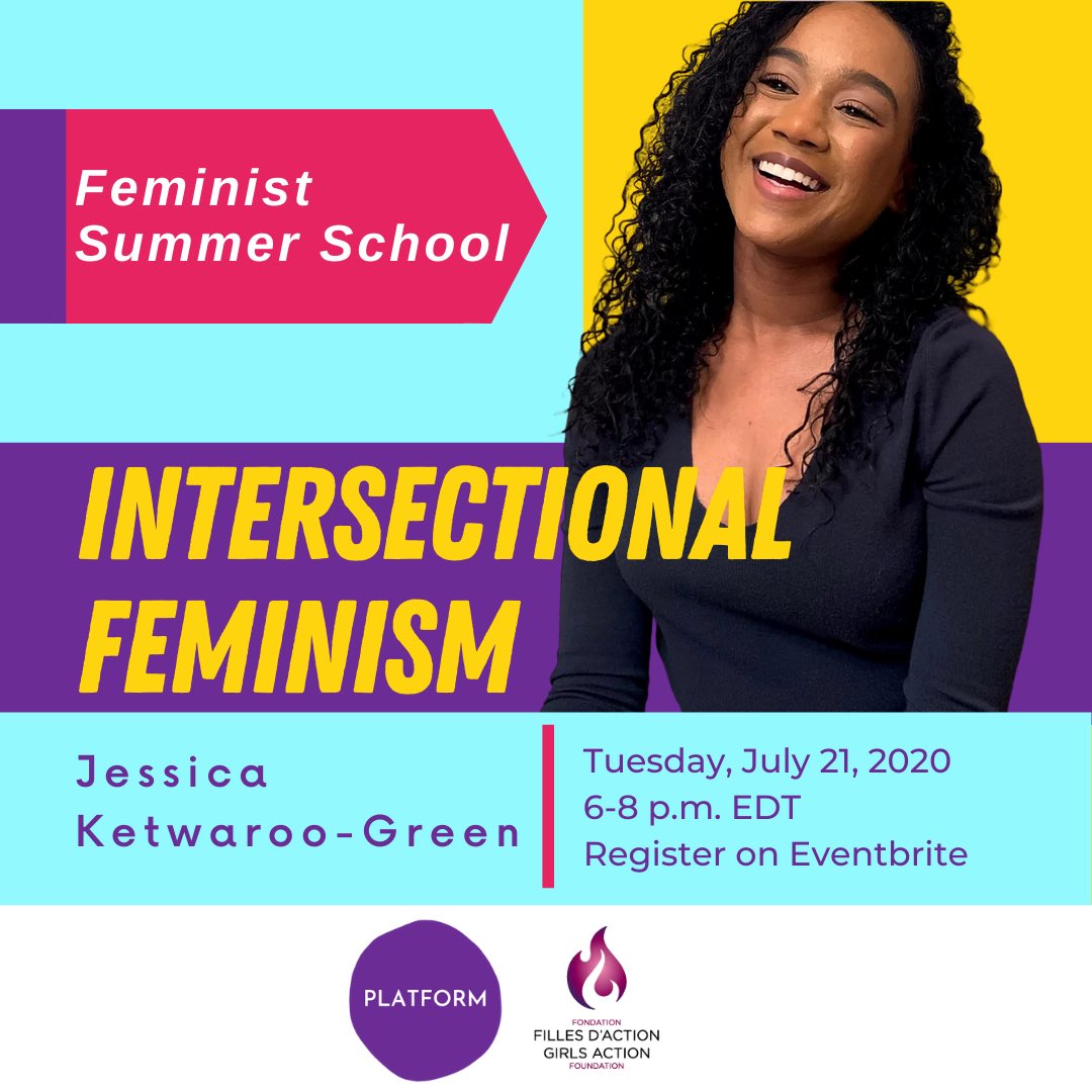 platform_ca's tweet photo. We are teaming up with @_GirlsAction to bring you a series of workshops focused on strengthening gender equality movements through intersectional feminist knowledge-sharing! 

Register: https://t.co/f2z55LBDWt 

#Feminism #Cdnpoli #WomenInLeadership #WomenInpolitics https://t.co/irNVIQFDr4