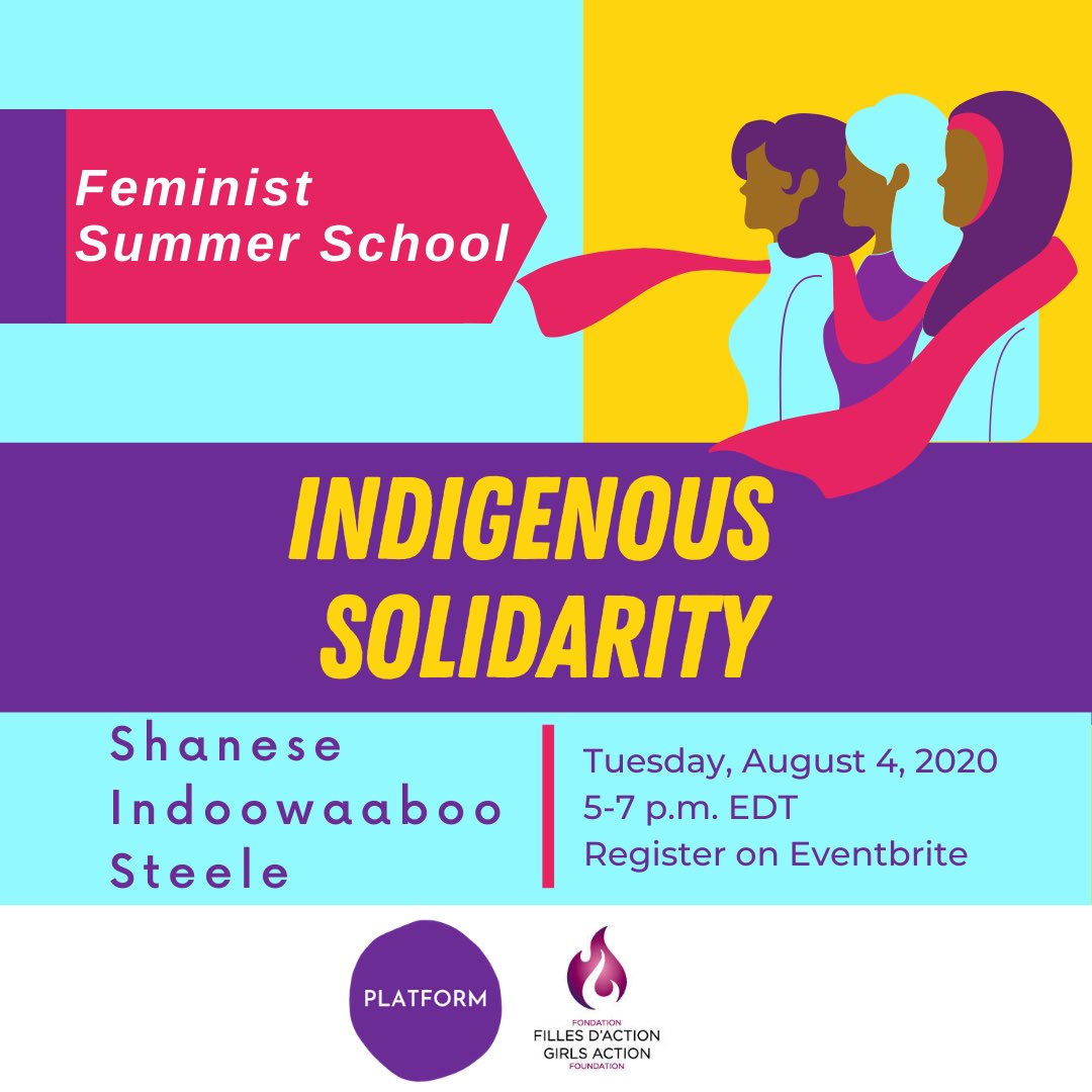 platform_ca's tweet photo. We are teaming up with @_GirlsAction to bring you a series of workshops focused on strengthening gender equality movements through intersectional feminist knowledge-sharing! 

Register: https://t.co/f2z55LBDWt 

#Feminism #Cdnpoli #WomenInLeadership #WomenInpolitics https://t.co/irNVIQFDr4