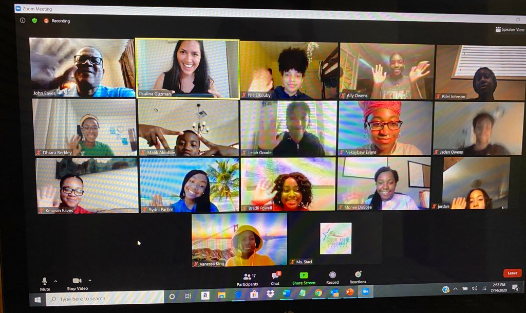 PauGuzATL's tweet photo. Such a great opportunity to speak to accomplished Global Youth Ambassador teens aspiring to work in international relations and global careers #LeadwithLanguage #OneWorld 🌎 https://t.co/q4w5spTPPl