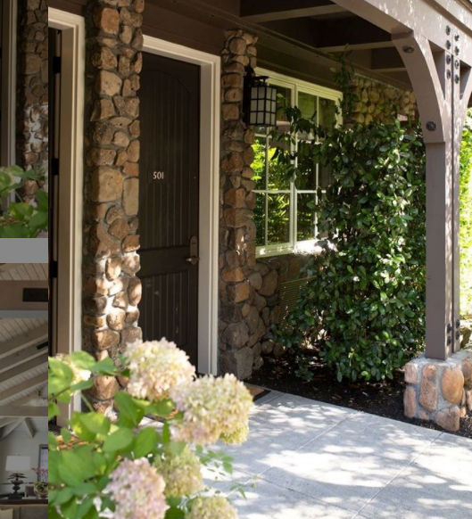 Private entrances from a garden-lined path, welcome you to your home away from home.

We've taken all the precautions (and more) to ensure a safe and special visit! hotelyountville.com #HotelYountville

Image by <a href="/stacieflinner/">stacie flinner</a>