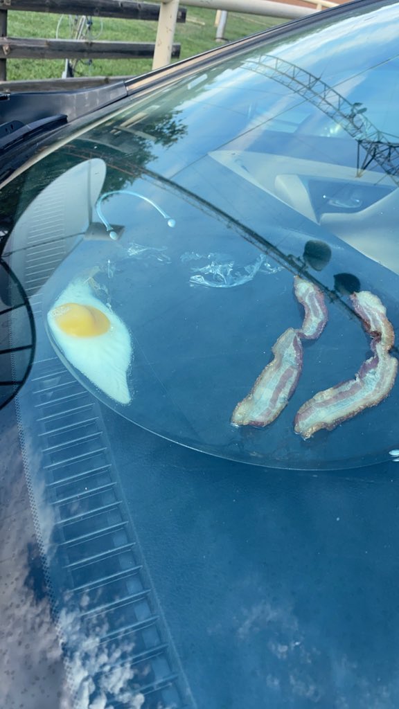 SusanaAguayo12's tweet photo. Elapsed time was two hours in 107 F degree weather. And yes my car smells of breakfast now. #txwx #onlyinTX #BreakfastClub https://t.co/SqRNk5hUS2