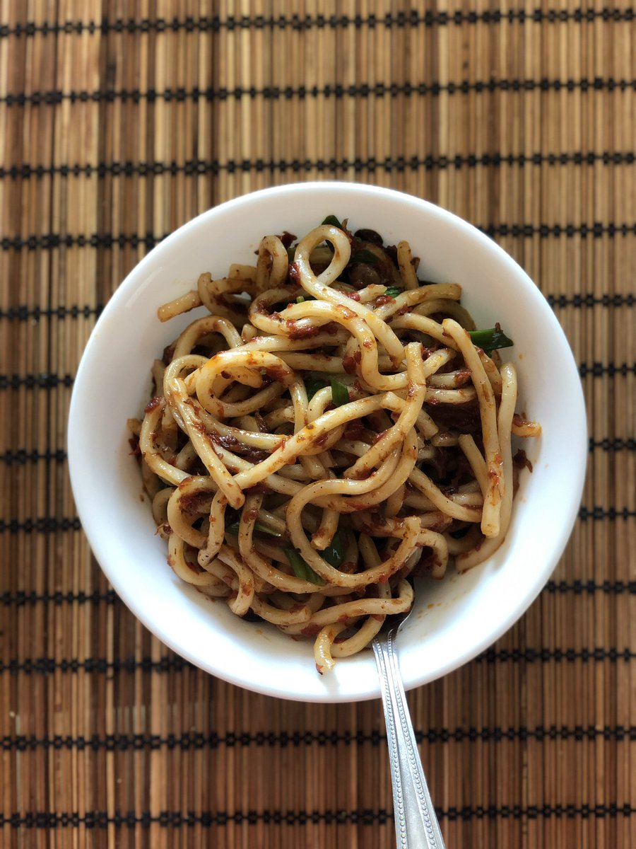 TheTobiSmith's tweet photo. Ofada Udon Noodles Stir Fry. @AllIDoIsCookUS Ofada Stew is the gift that keeps giving. #MyAllIDoIsCook https://t.co/1kJ0g1IpHB