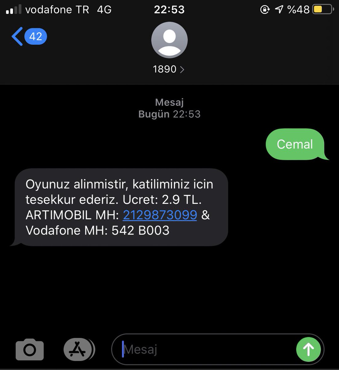 cemalimcanim's tweet photo. HAYDİ OYLAMA BİTMEDEN SMS ATMAYA DEVAMMMM!! #cemalcancanseven #survivor2020final #CemalYaz1890aGönder #CemalYaz1890aYolla https://t.co/qrNVr2HM5q