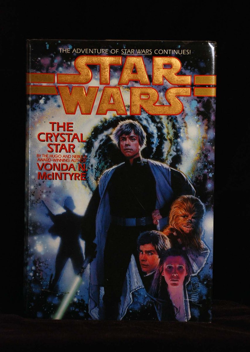 MichealRiner's tweet photo. Excited to share the latest addition to my #etsy shop: Star Wars: The Crystal Star by Vonda N. McIntyre c. 1994 HC / DJ Sci-Fi Bantam Art by Drew Struzan Sci-Fi https://t.co/hCQIgevNpT #starwars #thecrystalplanet #vondanmcintyre #c1994 #hc #dj #drewstruzan #firsted #1s https://t.co/a5dD8IrJK2