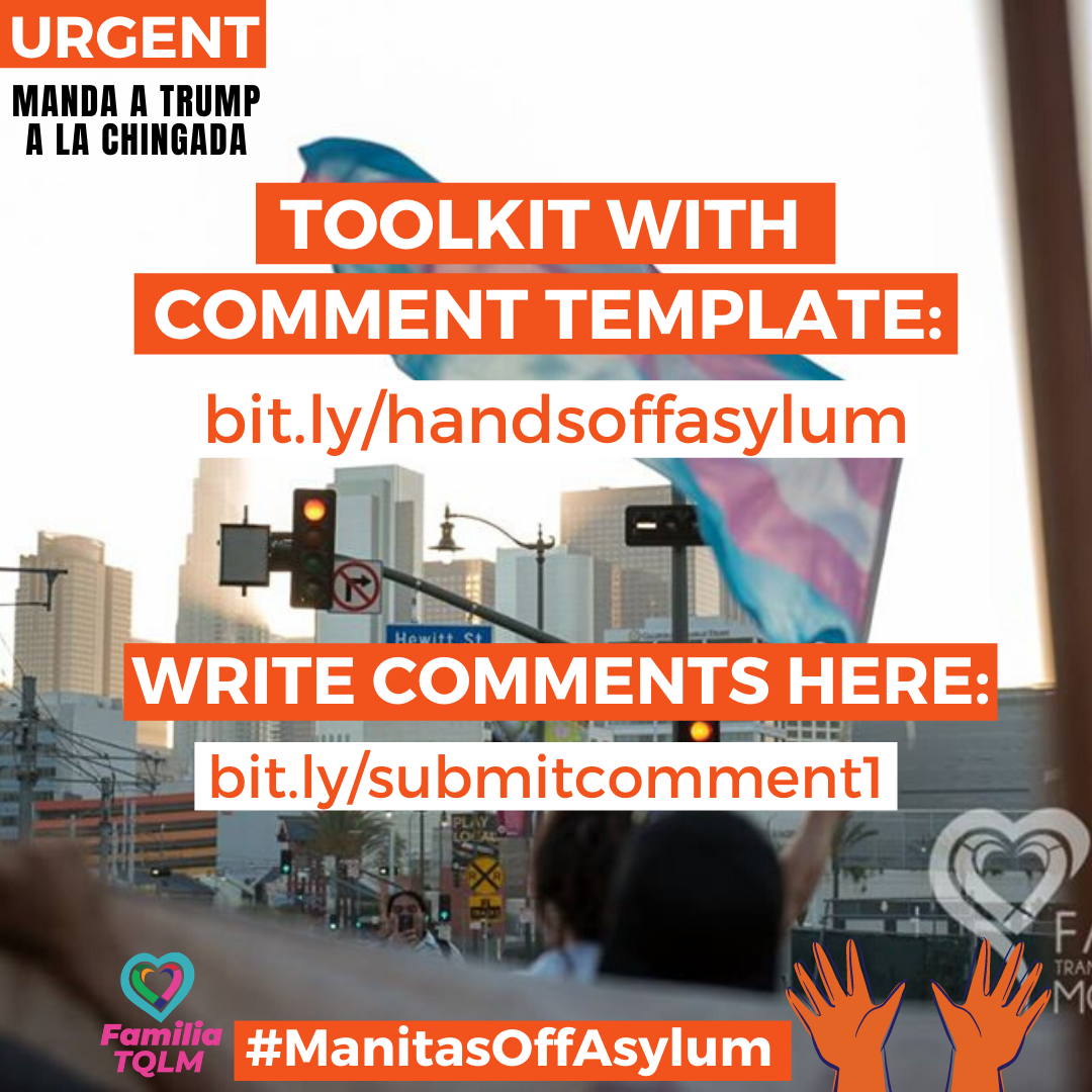 We need to flood the gov with comments to slow down this attack. Please submit a comment opposing Trump’s chingaderas.Link to template comment:  http://bit.ly/handsoffasylum Link to place to submit comments:  http://bit.ly/submitcomment1  #ManitasOffAsylum