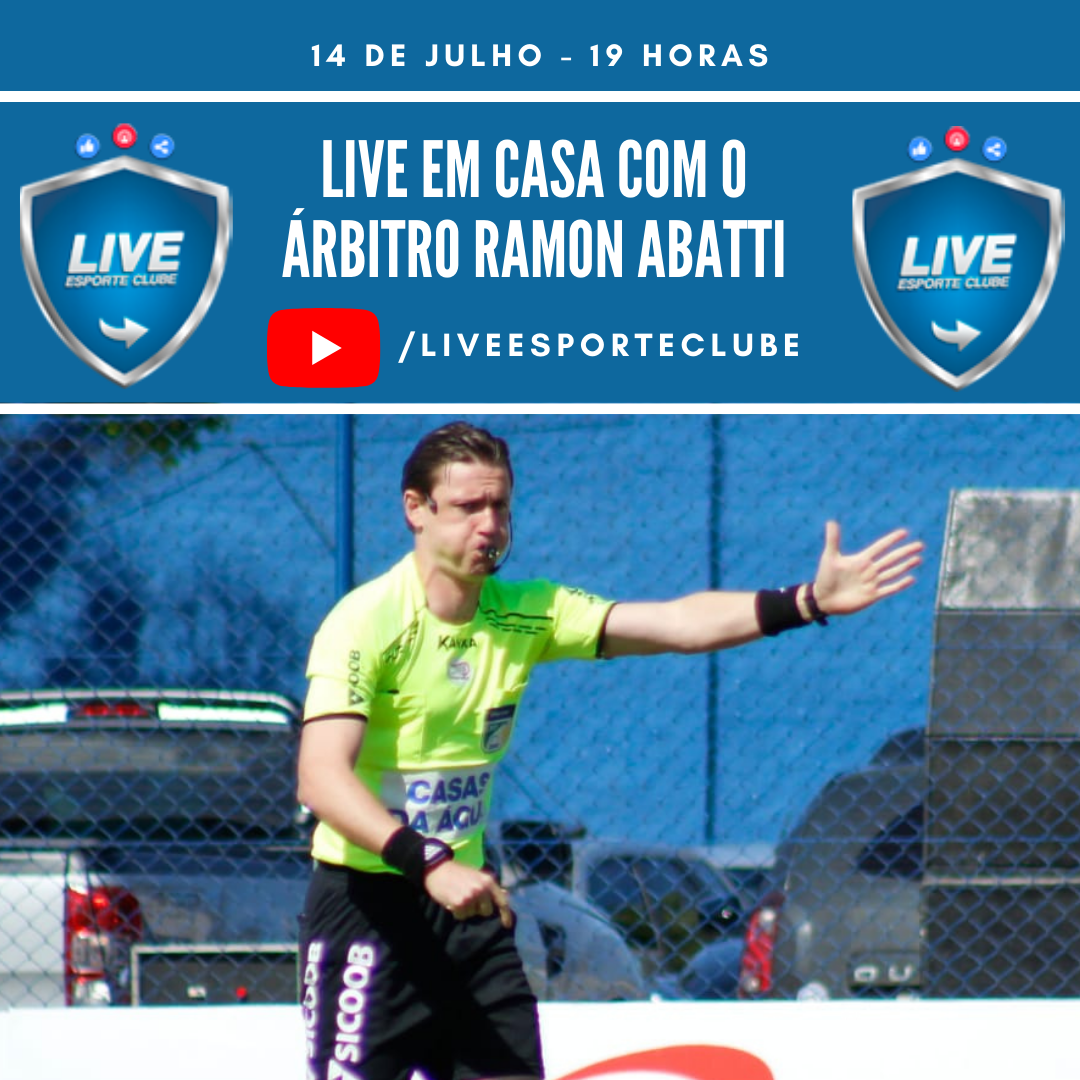 LiveEC2's tweet photo. Hoje tem arbitragem de qualidade no #LiveEmCasa https://t.co/e2KDYDwR10